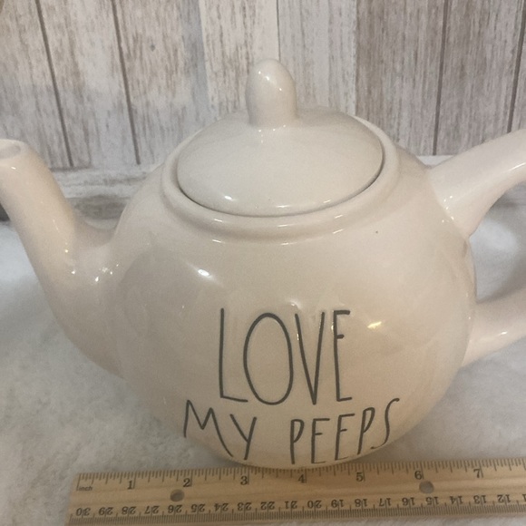 Rae Dunn Love My Peeps Teapot - Picture 4 of 7